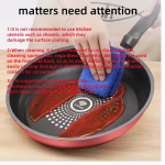 9.4" Nonstick Frying Pan | Food-Grade Stainless Steel | Honeycomb Free spatula
