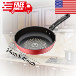 9.4" Nonstick Frying Pan | Food-Grade Stainless Steel | Honeycomb Free spatula