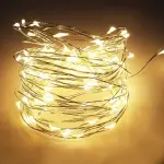 33Ft Warm White Fairy Lights LED String Light, USB Powered Christmas decore