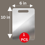 2/3PCS Titanium Coated Stainless Steel Cutting Board – Double-Sided, Anti-Slip