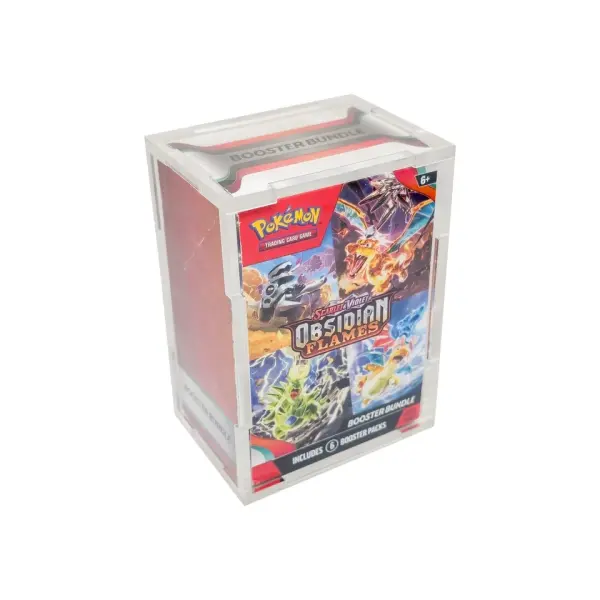Pokemon Magnetic Booster Box Acrylic BOx Case! Pokémon Card Protective Display