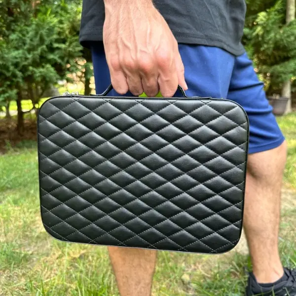 3 Layers Jewelry Box Organizer Large Capacity Ring Earring Necklace Storage New