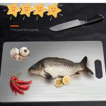 2/3PCS Titanium Coated Stainless Steel Cutting Board – Double-Sided, Anti-Slip